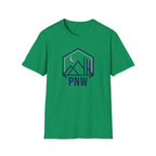 PNW Mountains Tee | Pacific Northwest camping badge