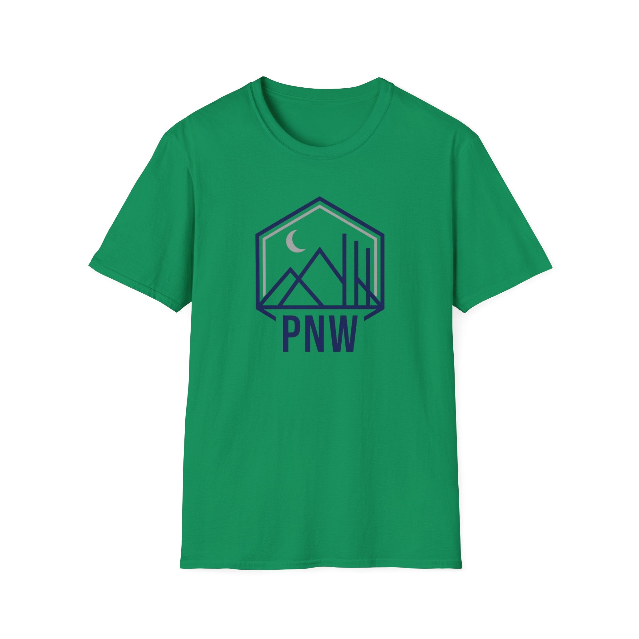 PNW Mountains Tee | Pacific Northwest camping badge