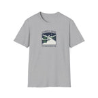 Camped Here Close Enough | T-Shirt, Canoe Lake Camping Graphic