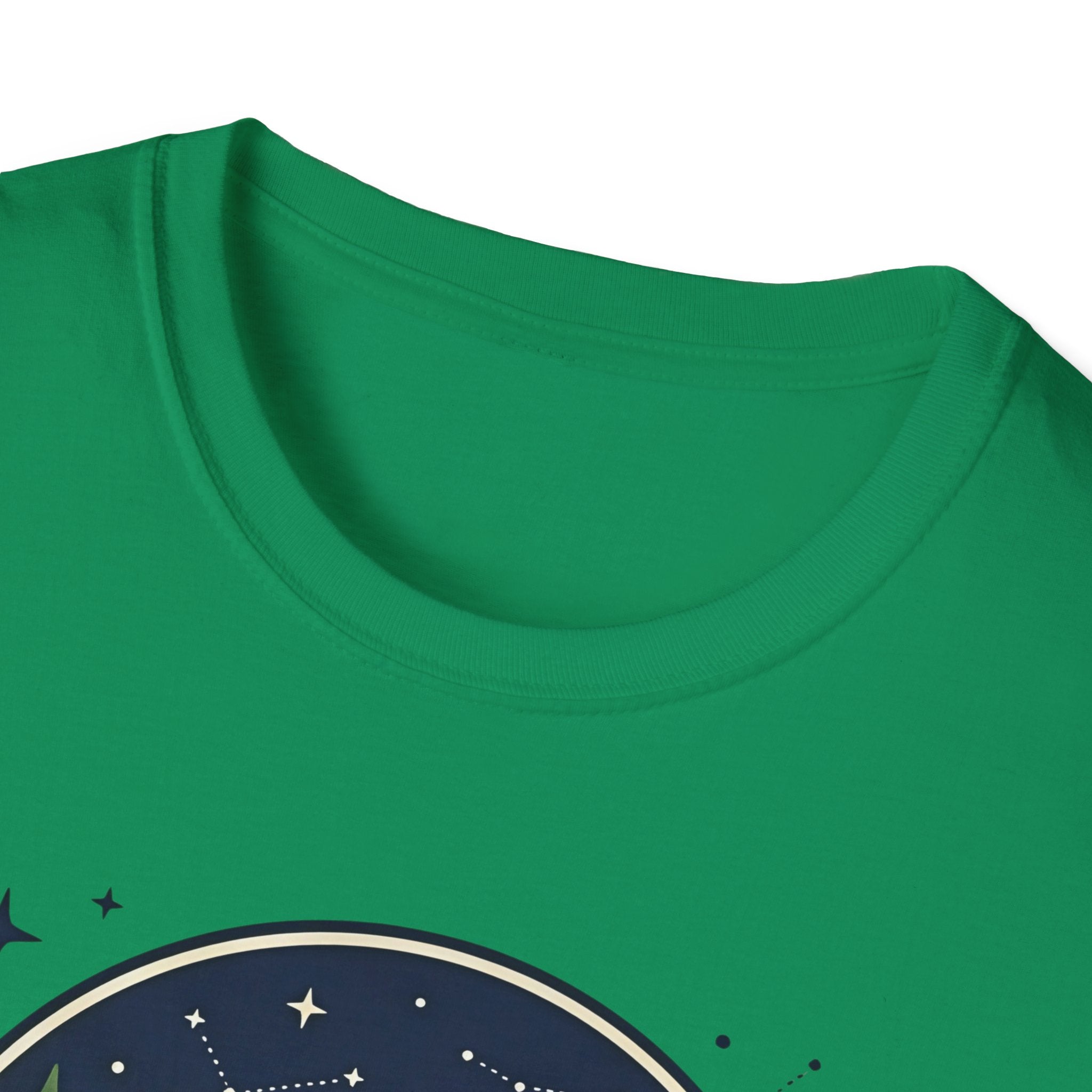 The Forest Whispers campfire scene T-Shirt | nighttime woods illustration