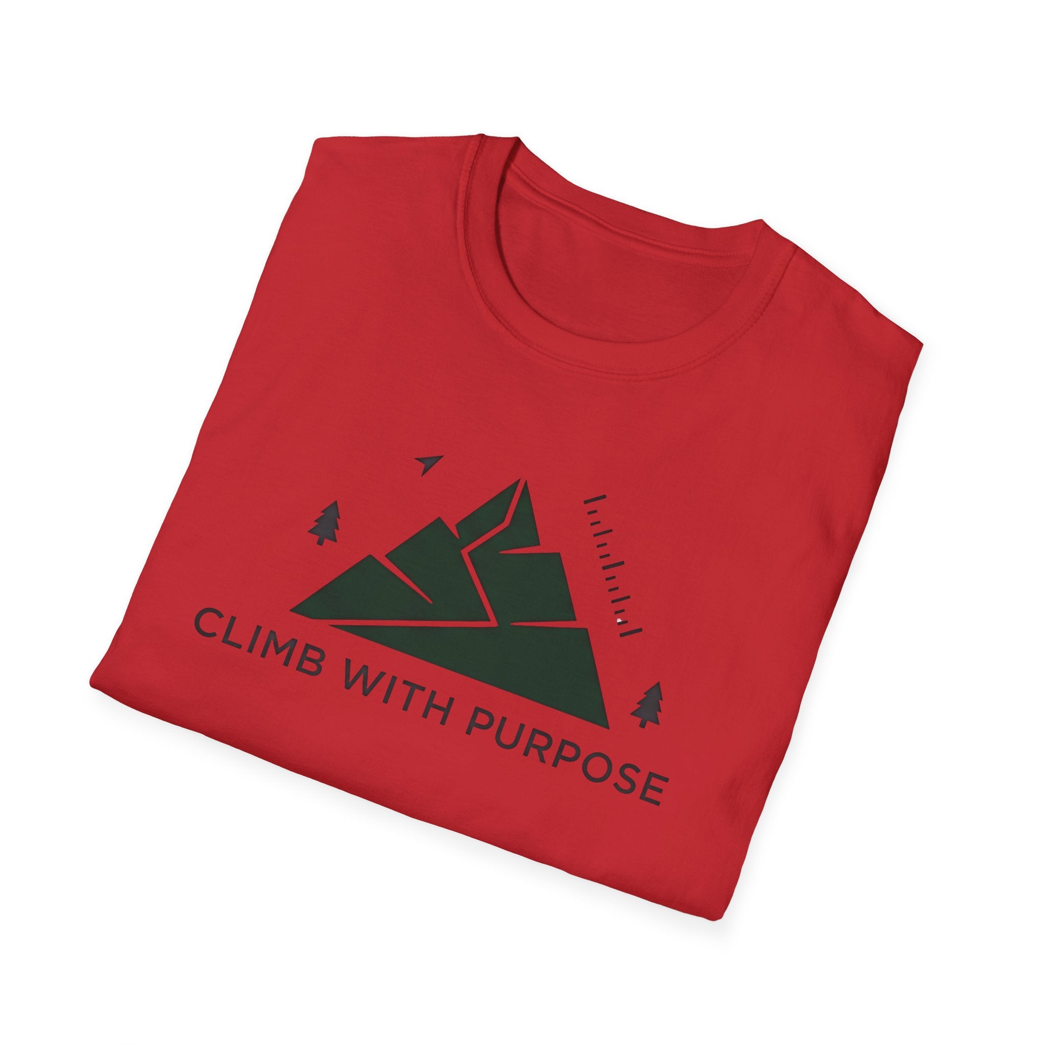 Climb With Purpose T-Shirt | Mountain Graphic Tee