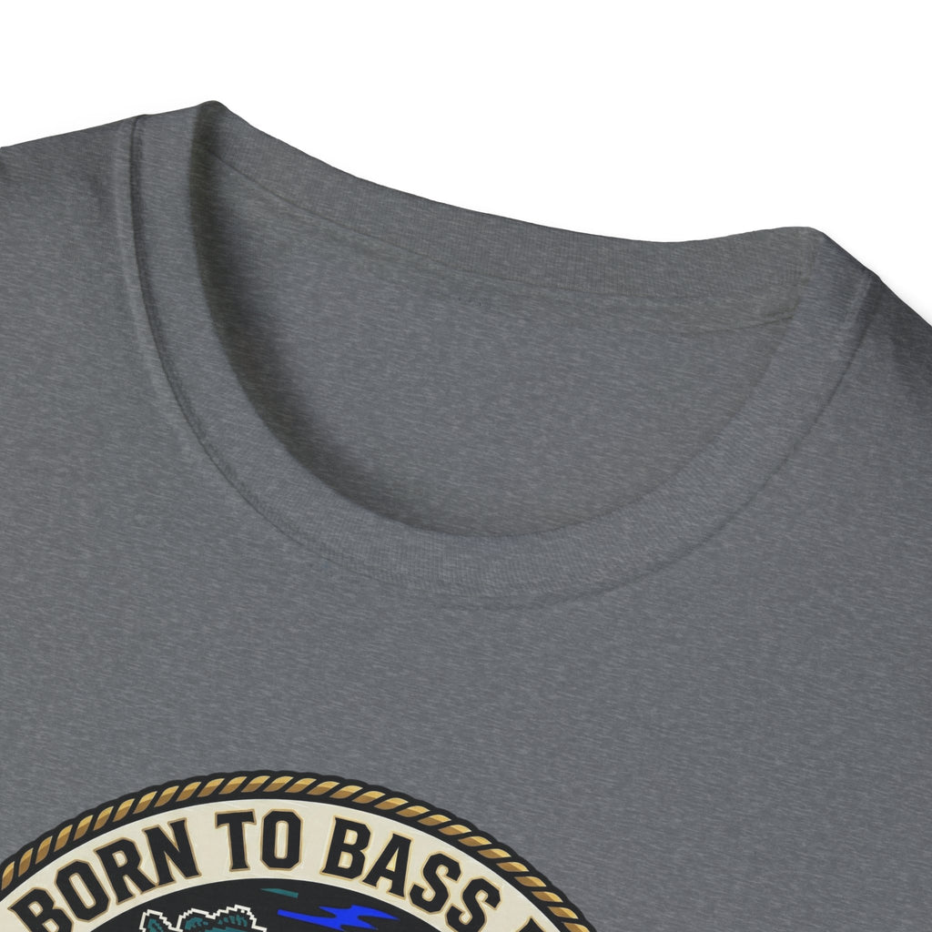 Born to Bass Fish graphic T-Shirt | Fishing Lure Illustration
