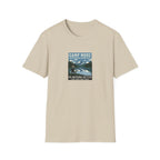 Camp More Wilderness Camping T-Shirt | Lake Mountain Poster Design