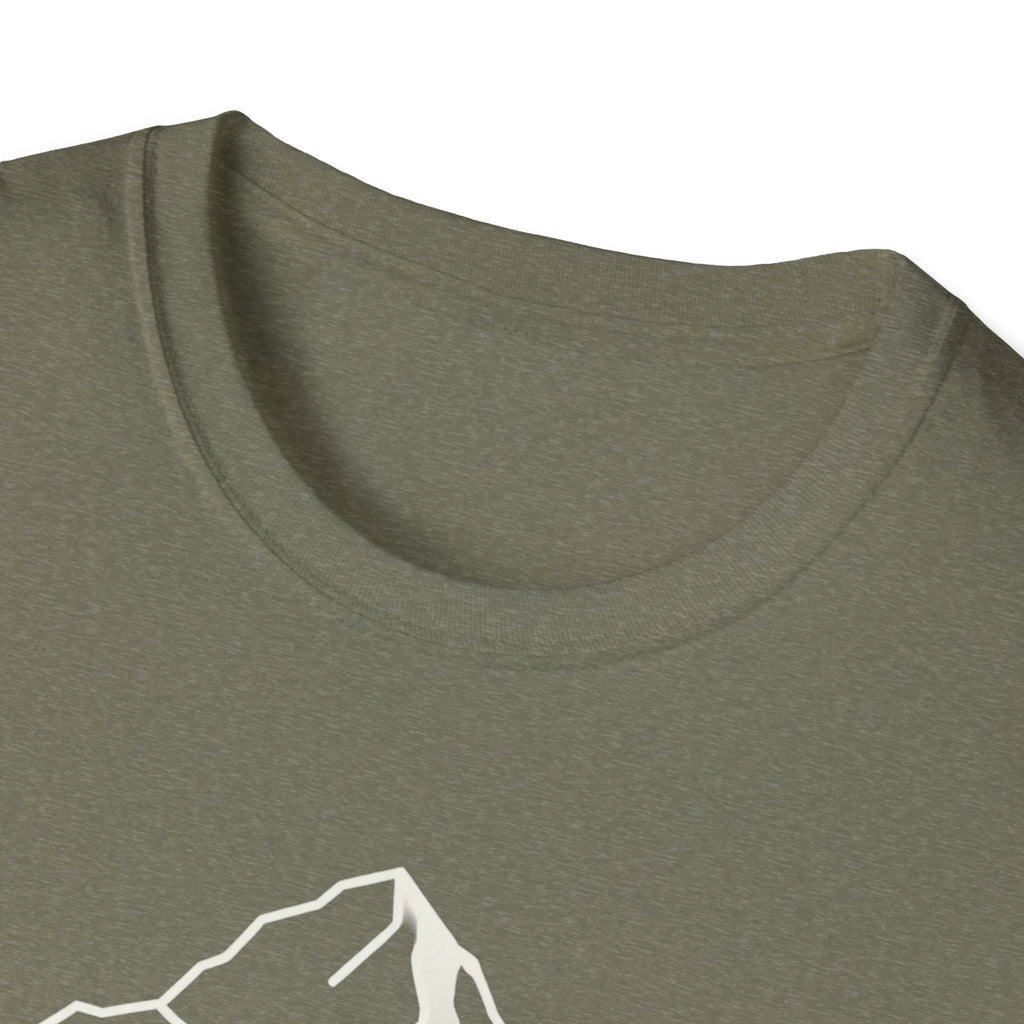 Minimal Olive Branch T-Shirt | Small Chest Graphic, Botanical Tee