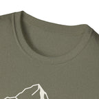 Minimal Olive Branch T-Shirt | Small Chest Graphic, Botanical Tee