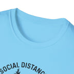 Social Distancing Since 1958 T-Shirt | Bigfoot Sasquatch Graphic