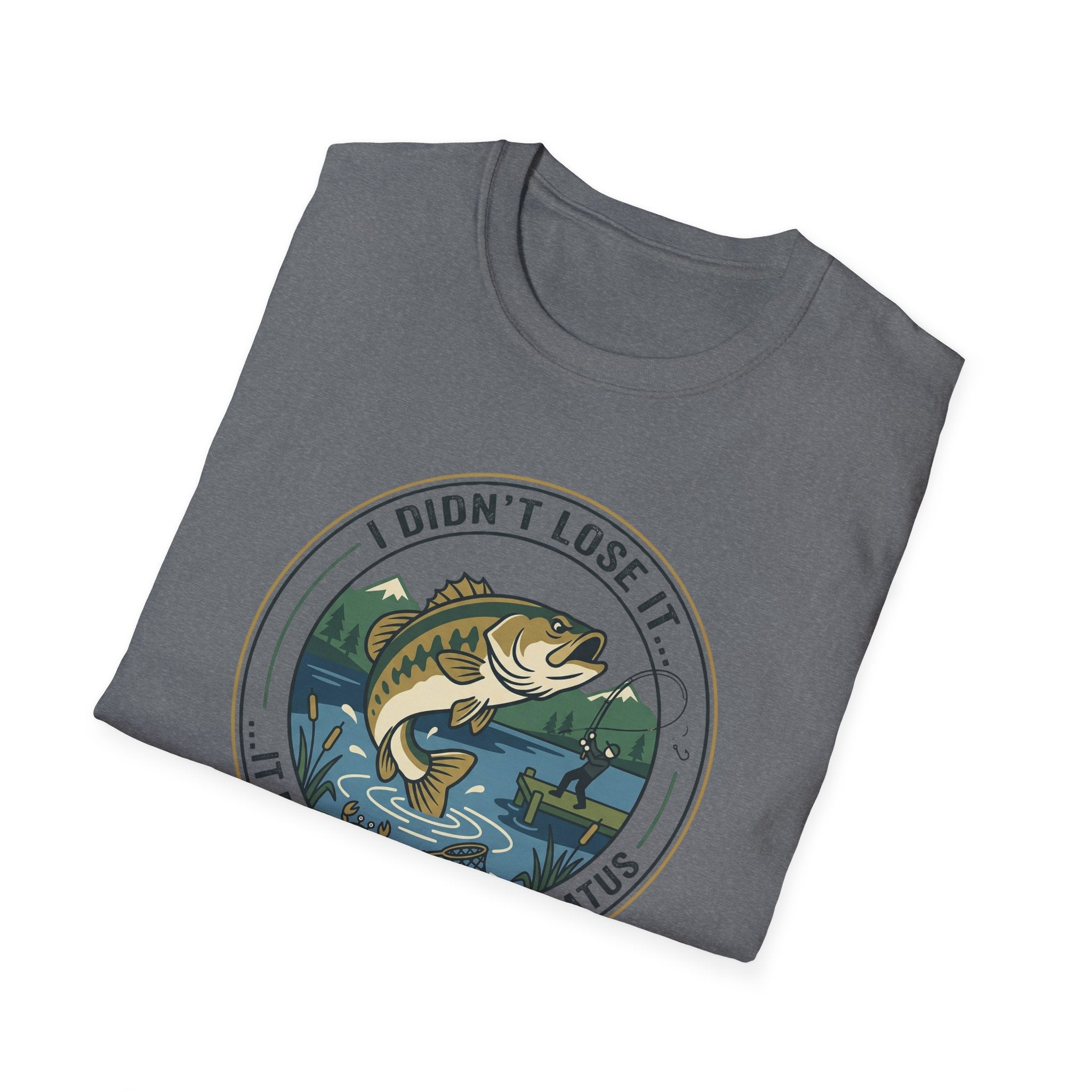 I Didnt Lose It I Escaped Legend Status T-Shirt | Bass Fishing Graphic