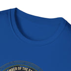 Retro Fishing Camp badge T-Shirt | Lake Sunset Outdoor Graphic