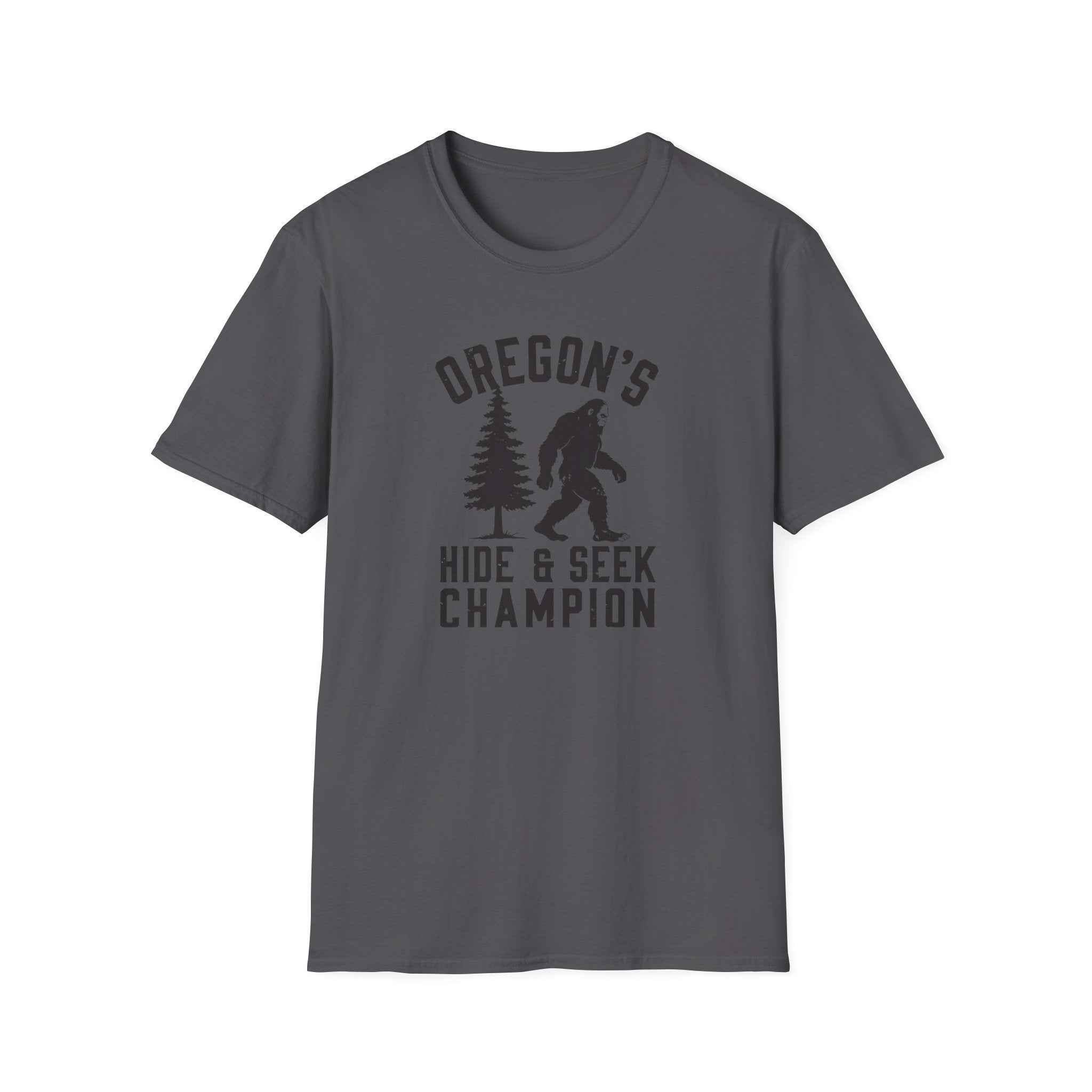 Oregon's Hide & Seek Champion T-Shirt | Bigfoot Sasquatch Graphic Tee