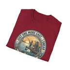 Just One More Cast Fishing T-Shirt | Retro Sunset Angler Design