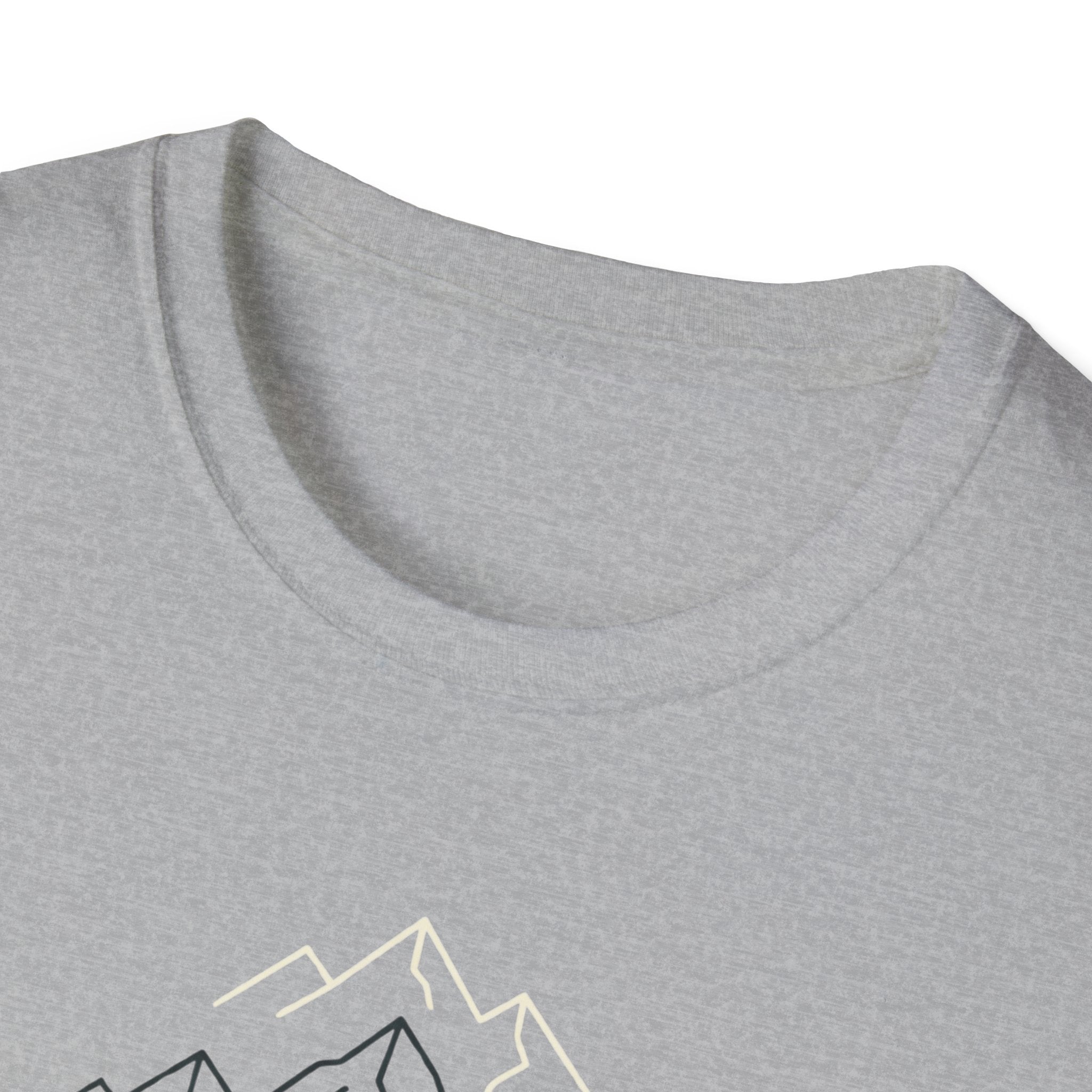 Coffee Cup in Pines T-Shirt | mountain camp mug, minimalist outdoors design