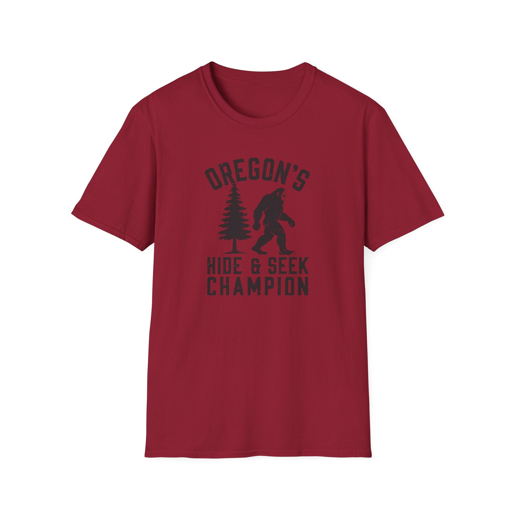 Oregon's Hide & Seek Champion T-Shirt | Bigfoot Sasquatch Graphic Tee