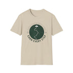 Earn Every Step T-Shirt | Hiking Mountain Trail Graphic