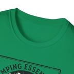 Camping Essentials Close Enough T-Shirt | Tent Forest Camping Shirt