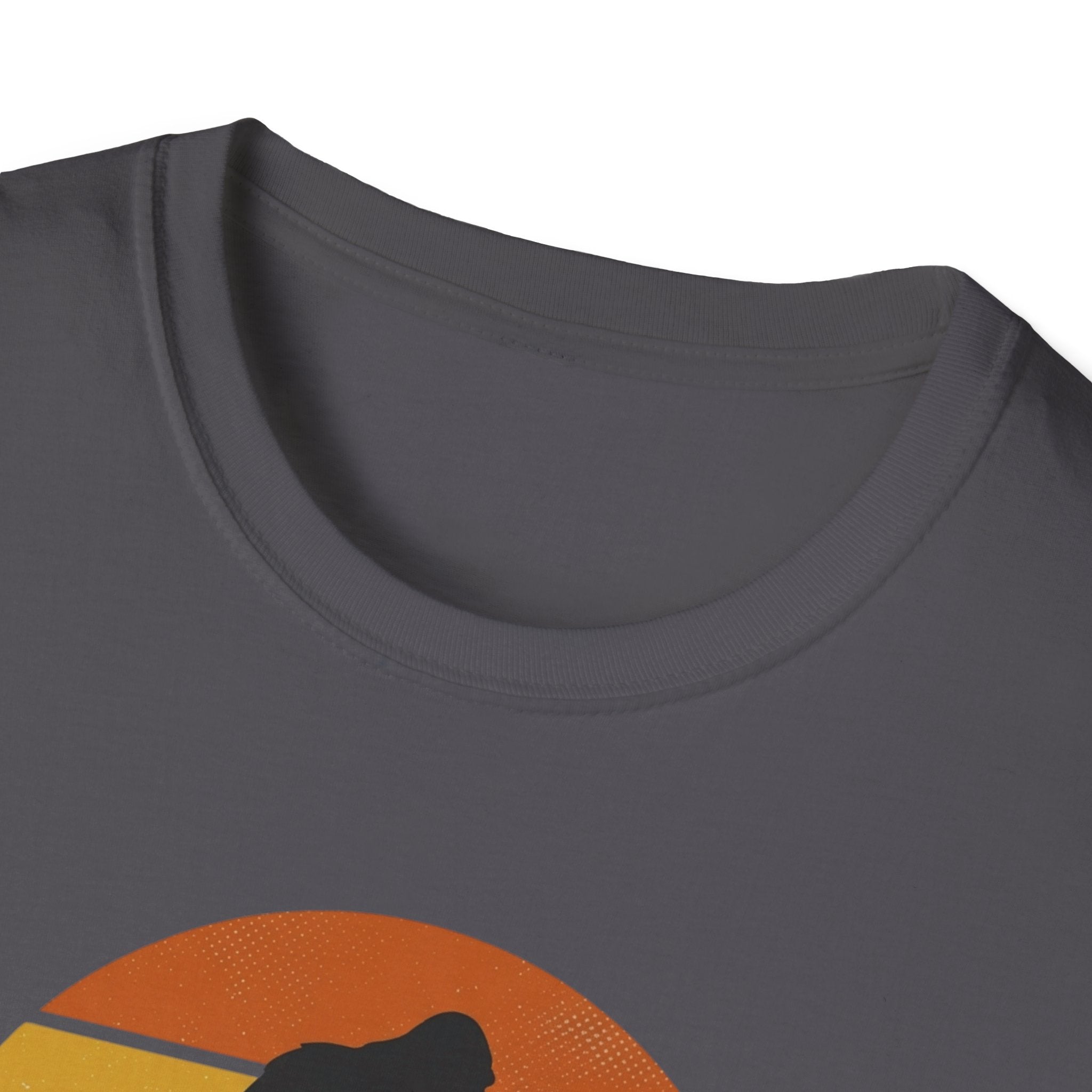 Bigfoot Silhouette Sunset T-Shirt | Retro Sasquatch Design