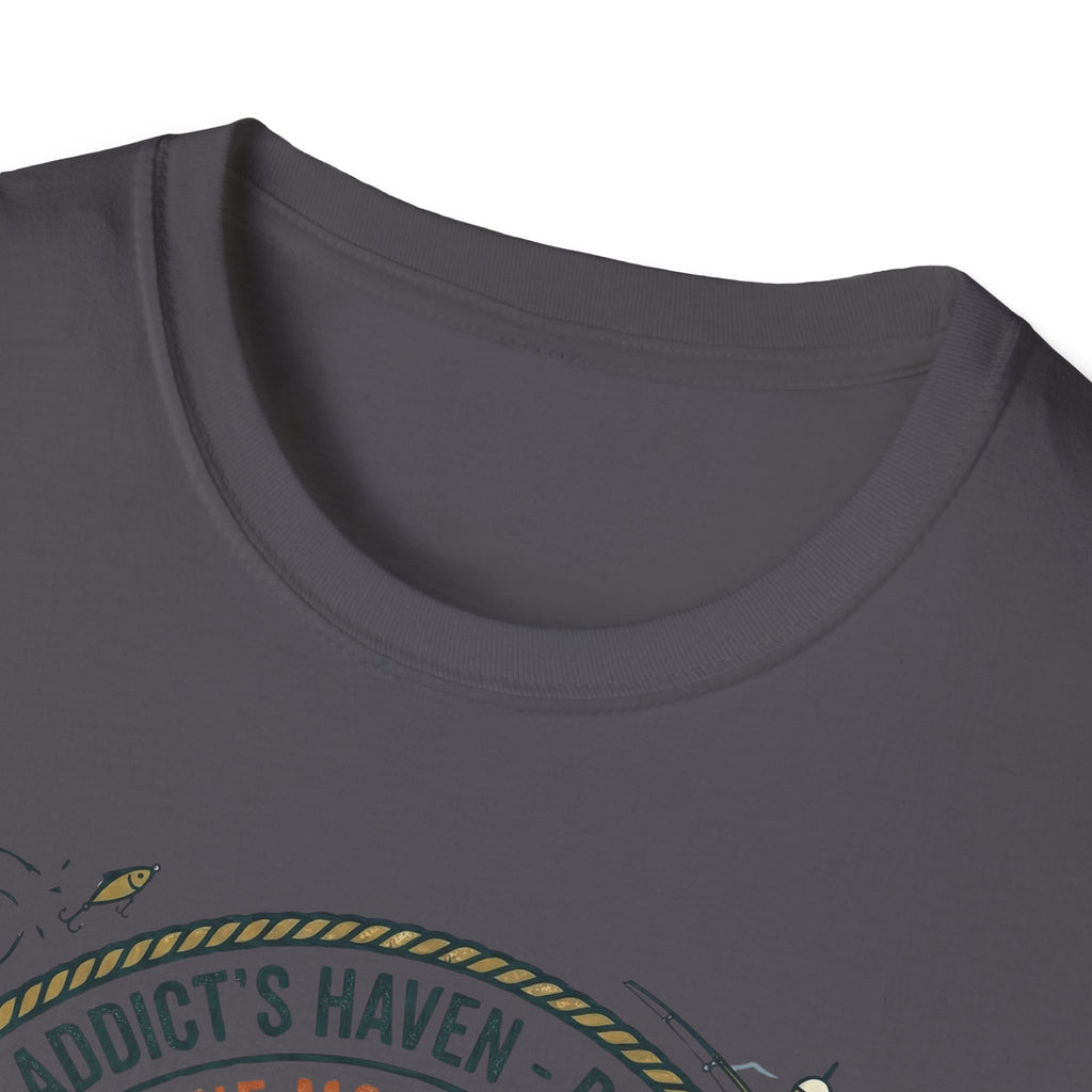 My Therapy Is Buying Tackle Fishing T-Shirt | Fishing Rod Reel Bait Angler Tee