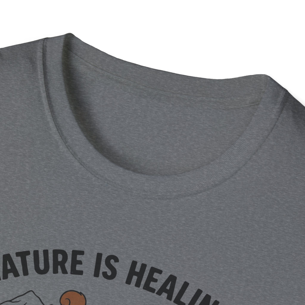 Nature Is Healing The Squirrels Are Taking Over T-Shirt | Squirrel Forest Illustration