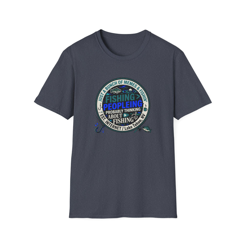 Fishing Peopleleing Probably Thinking About Fishing T-Shirt | Fishing Graphic Tee