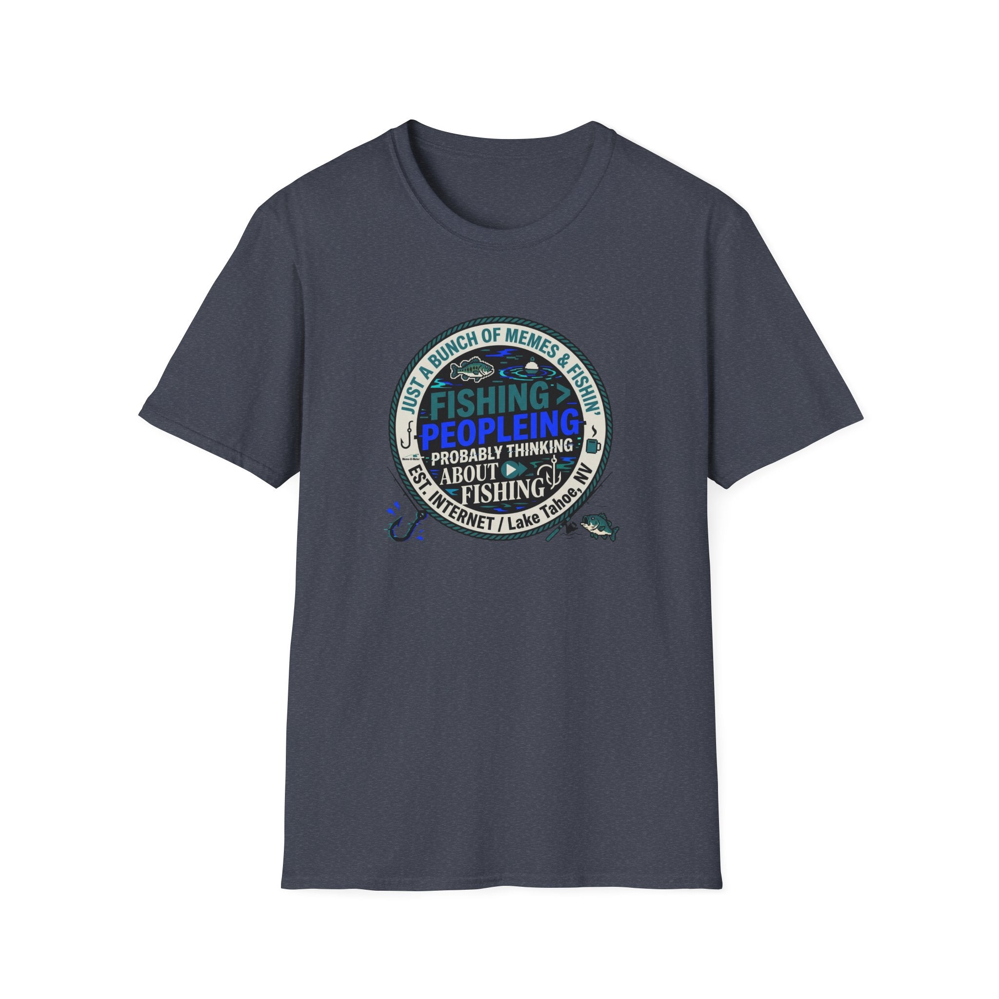 Fishing Peopleleing Probably Thinking About Fishing T-Shirt | Fishing Graphic Tee