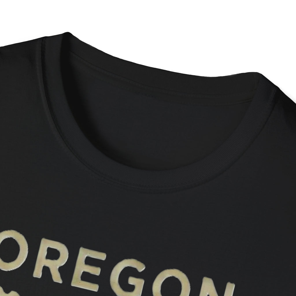 Oregon waterfall state map T-Shirt | River, Pines, Nature