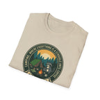 Camping Coffee Bear Chaos Unit T-Shirt | Campfire Woods Graphic
