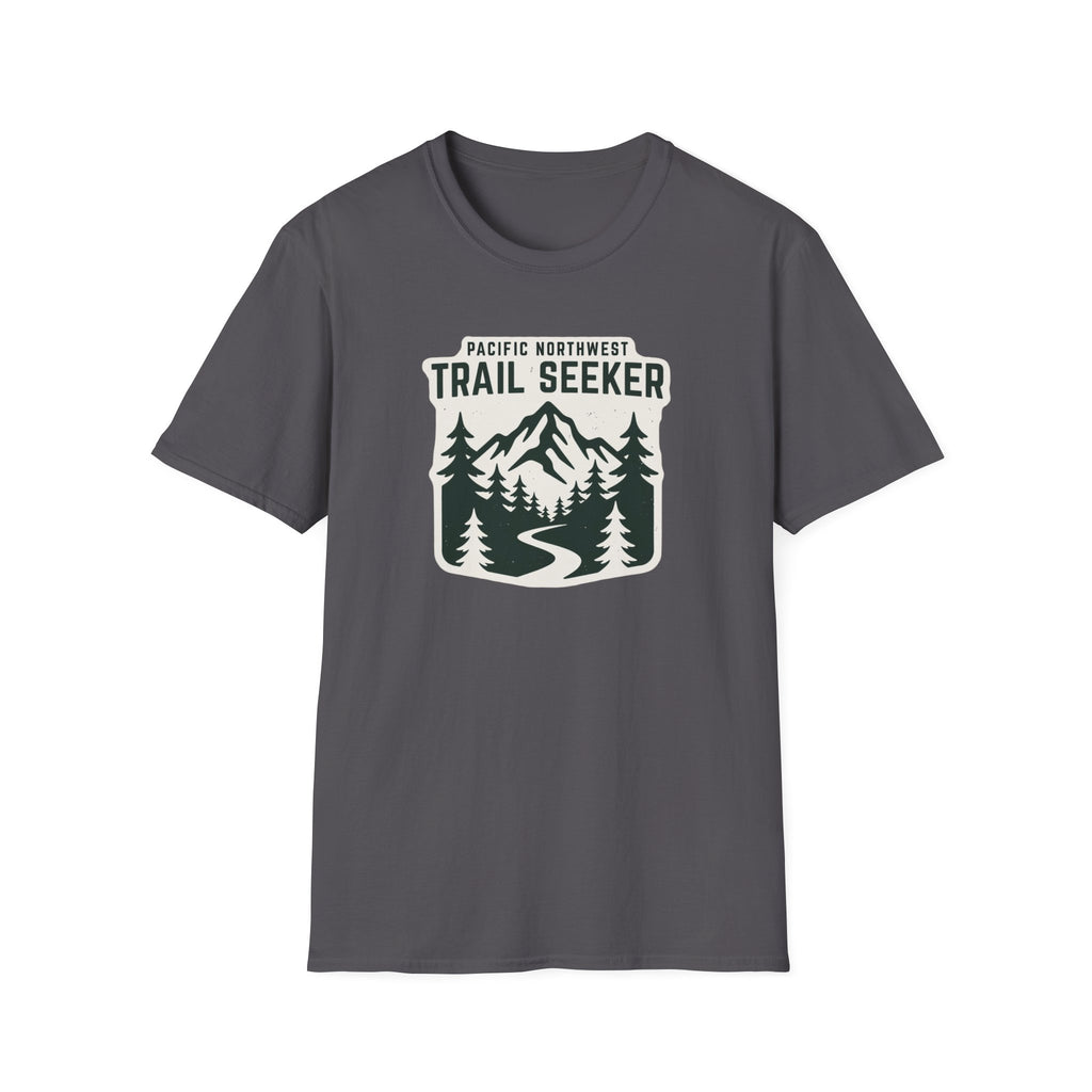 Trail Seeker Mountain Design T-Shirt | Pacific Northwest Hiking Shirt