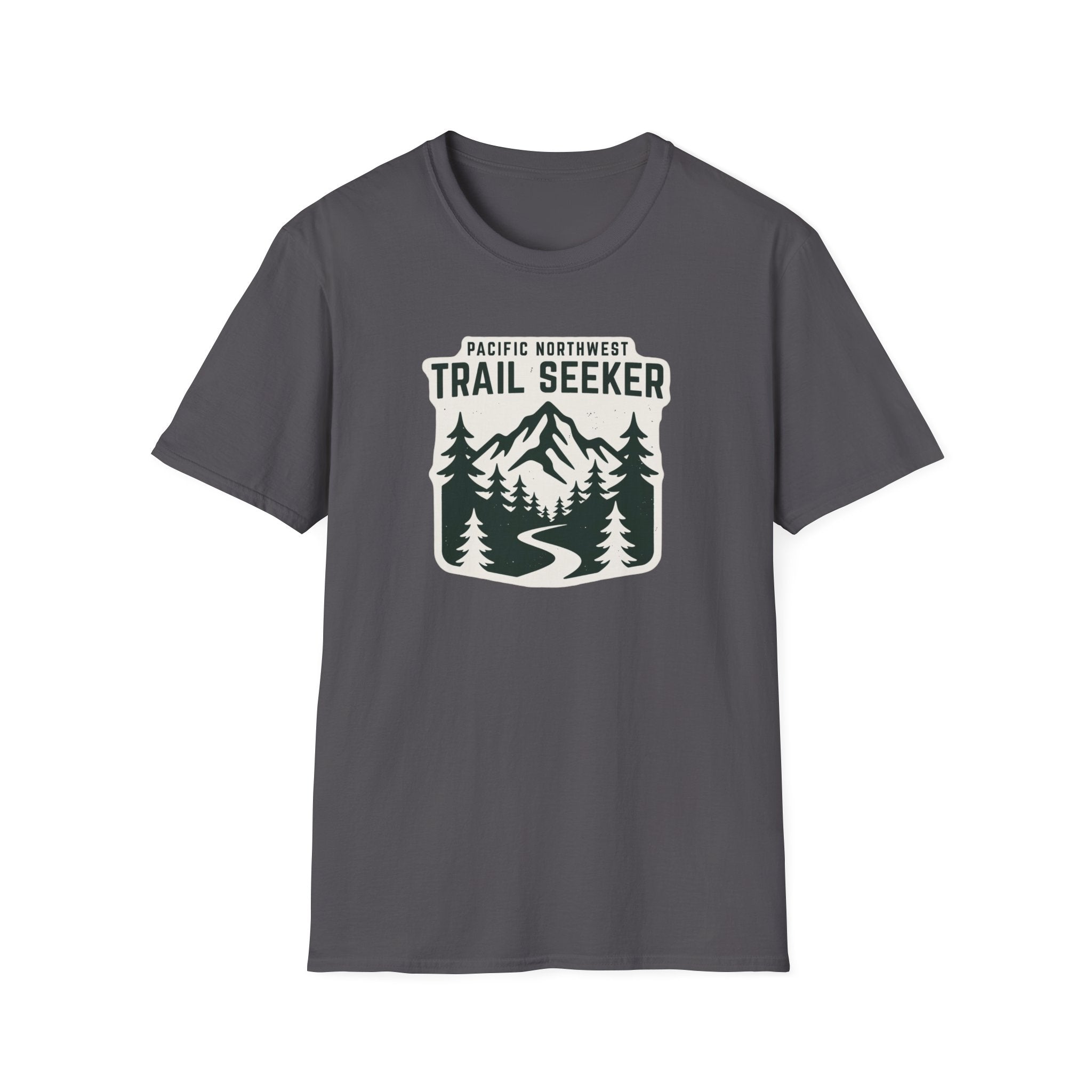 Trail Seeker Mountain Design T-Shirt | Pacific Northwest Hiking Shirt