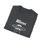 Aliens Exist T-Shirt | UFO Cow Abduction Graphic