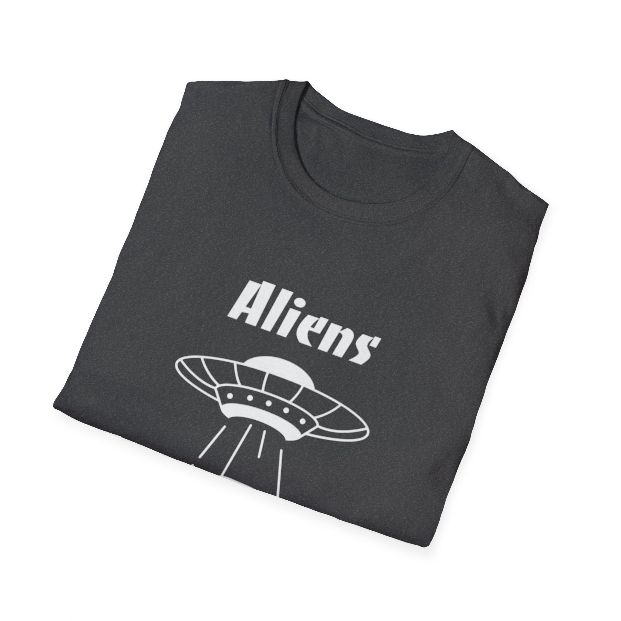 Aliens Exist T-Shirt | UFO Cow Abduction Graphic