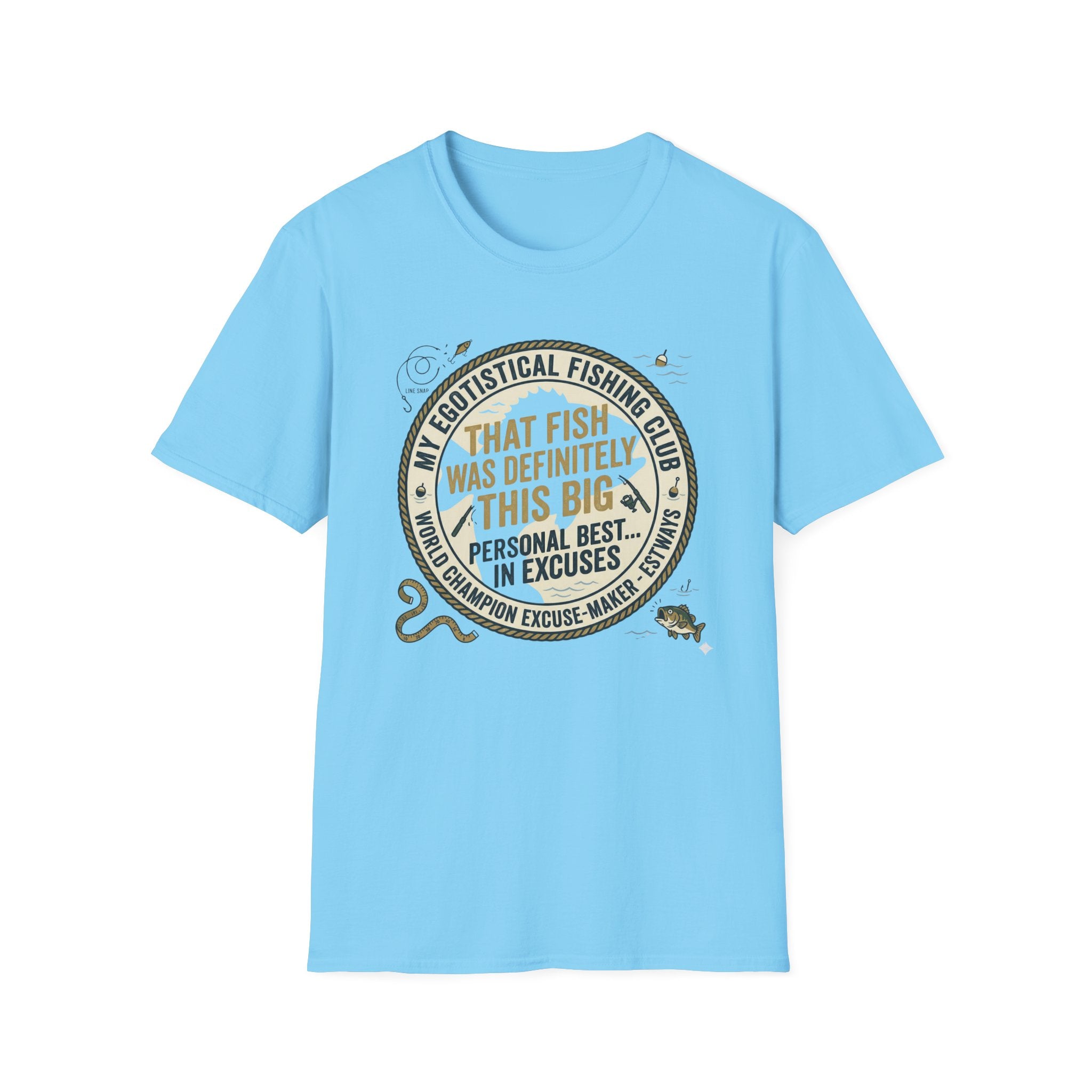 That Fish Was Definitely This Big T-Shirt | Fishing Humor Tee