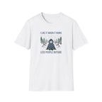 I Like It When It Rains Less People Outside T-Shirt | Introvert Rain Design