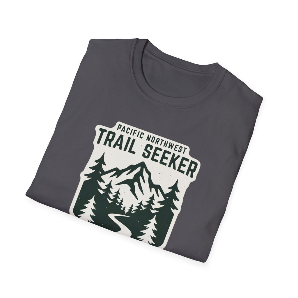 Trail Seeker Mountain Design T-Shirt | Pacific Northwest Hiking Shirt