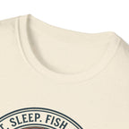 Eat Sleep Fish Repeat T-Shirt | Bass Fishing Graphic Tee