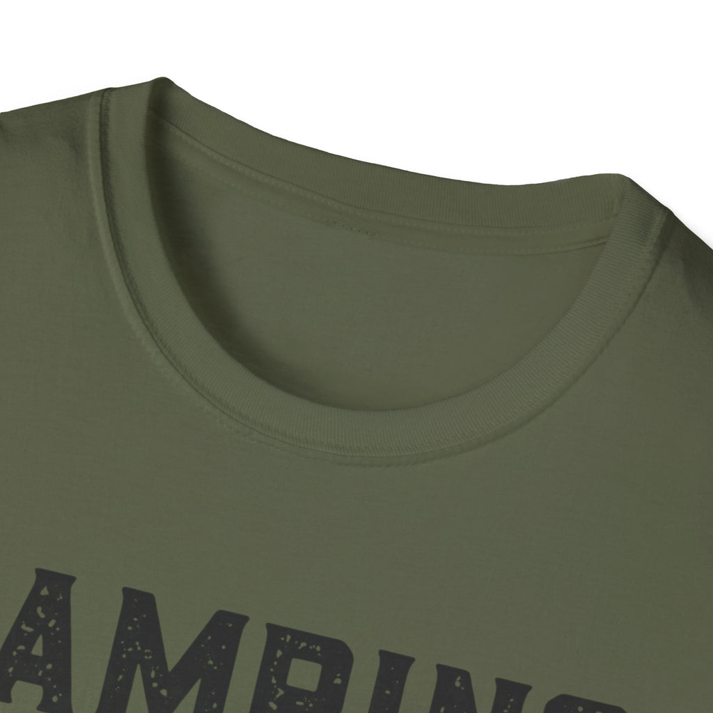Camping Without Beer T-Shirt | Camping Saying, Beer Can Graphic
