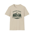 Wander More Pacific Northwest T-Shirt | Mountain Forest Adventure Tee
