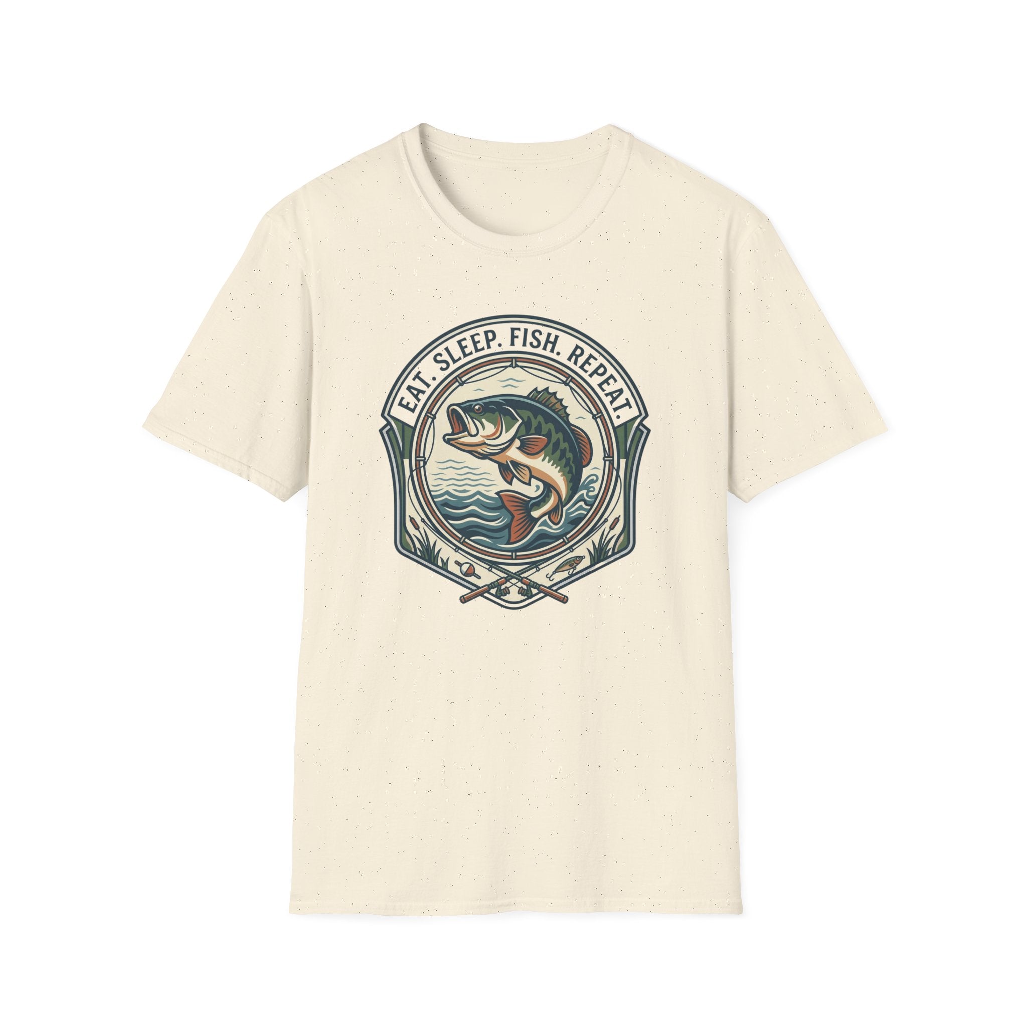 Eat Sleep Fish Repeat T-Shirt | Bass Fishing Graphic Tee