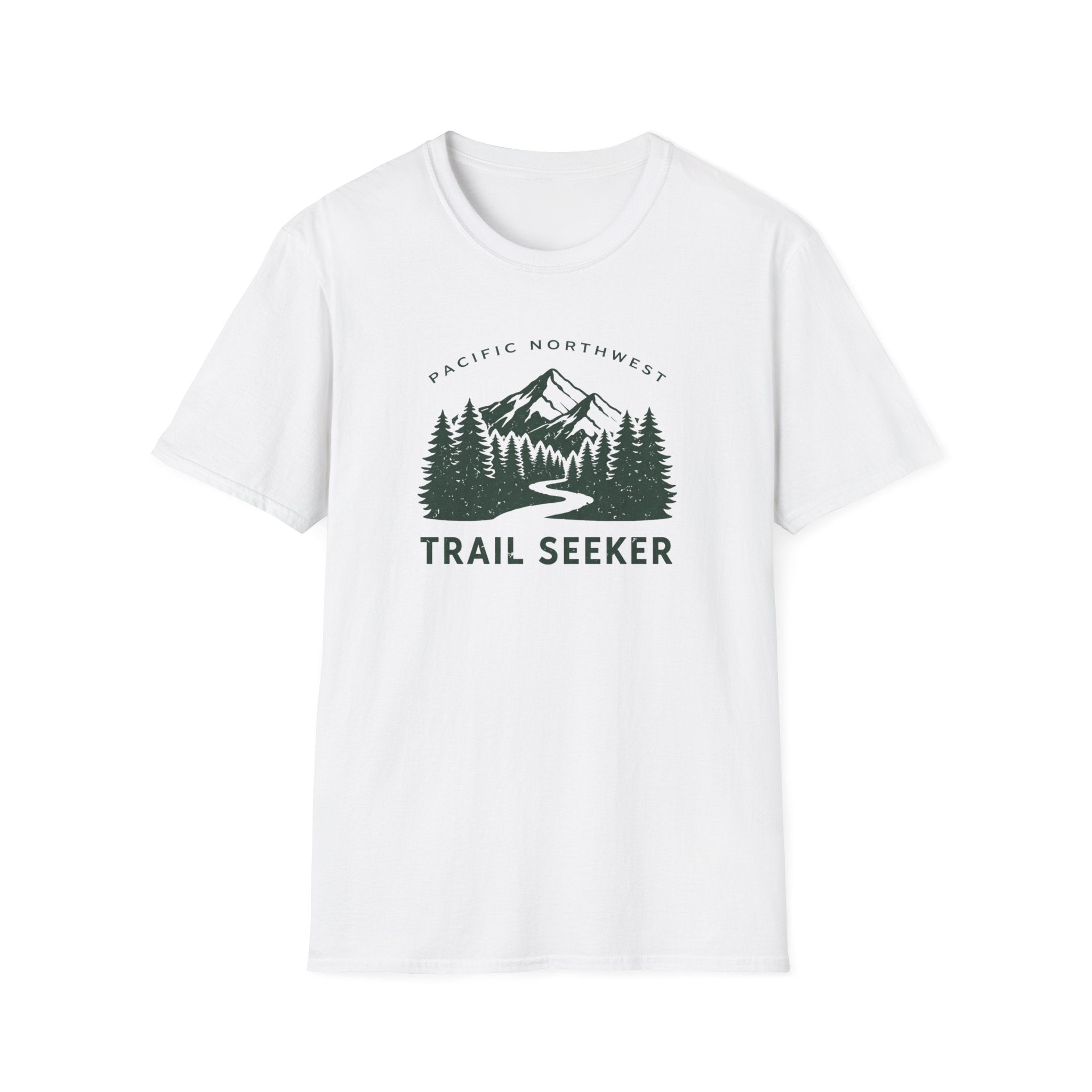 Trail Seeker Mountain Graphic T-Shirt | Pacific Northwest Hiking Tee