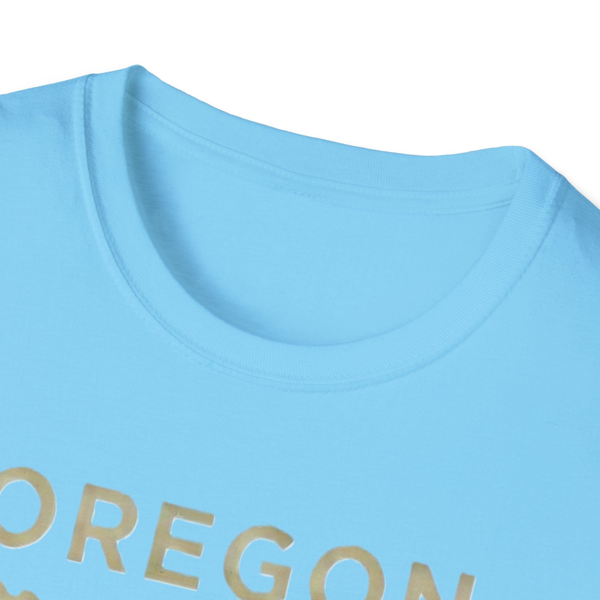 Oregon waterfall state map T-Shirt | River, Pines, Nature