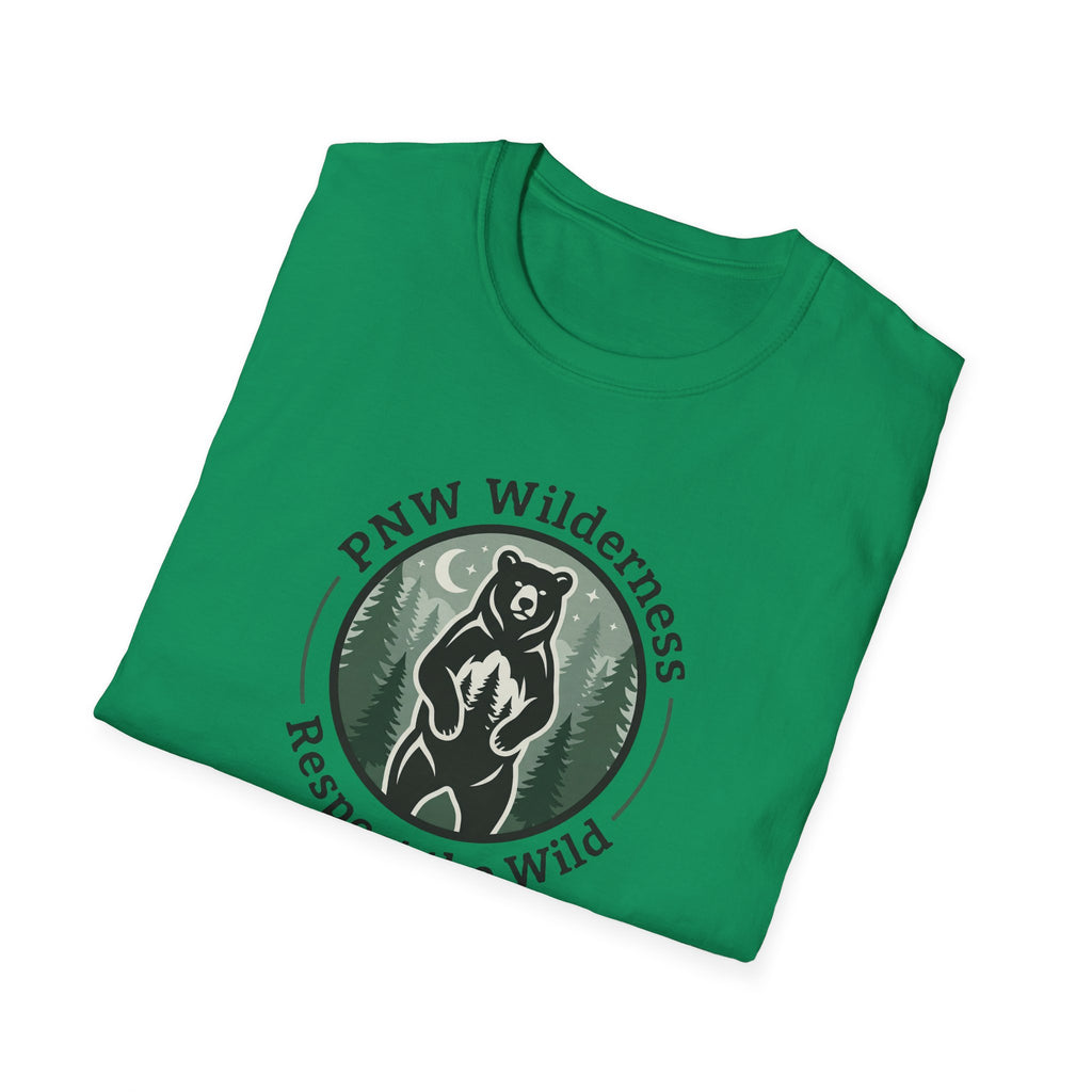 PNW Wilderness Bear Emblem T-Shirt | Respect the Wild