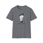 Leave No Trace footprint T-Shirt | Hiking mountain print