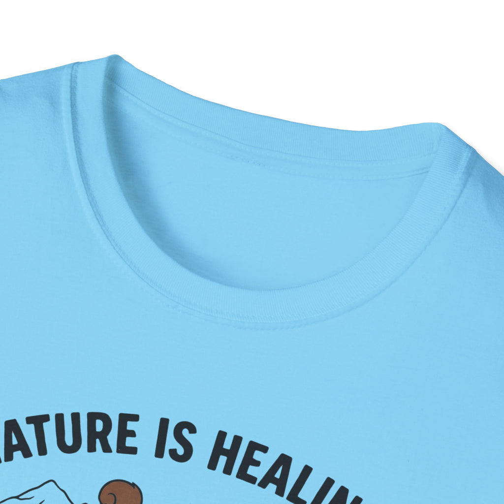 Nature Is Healing The Squirrels Are Taking Over T-Shirt | Squirrel Forest Illustration