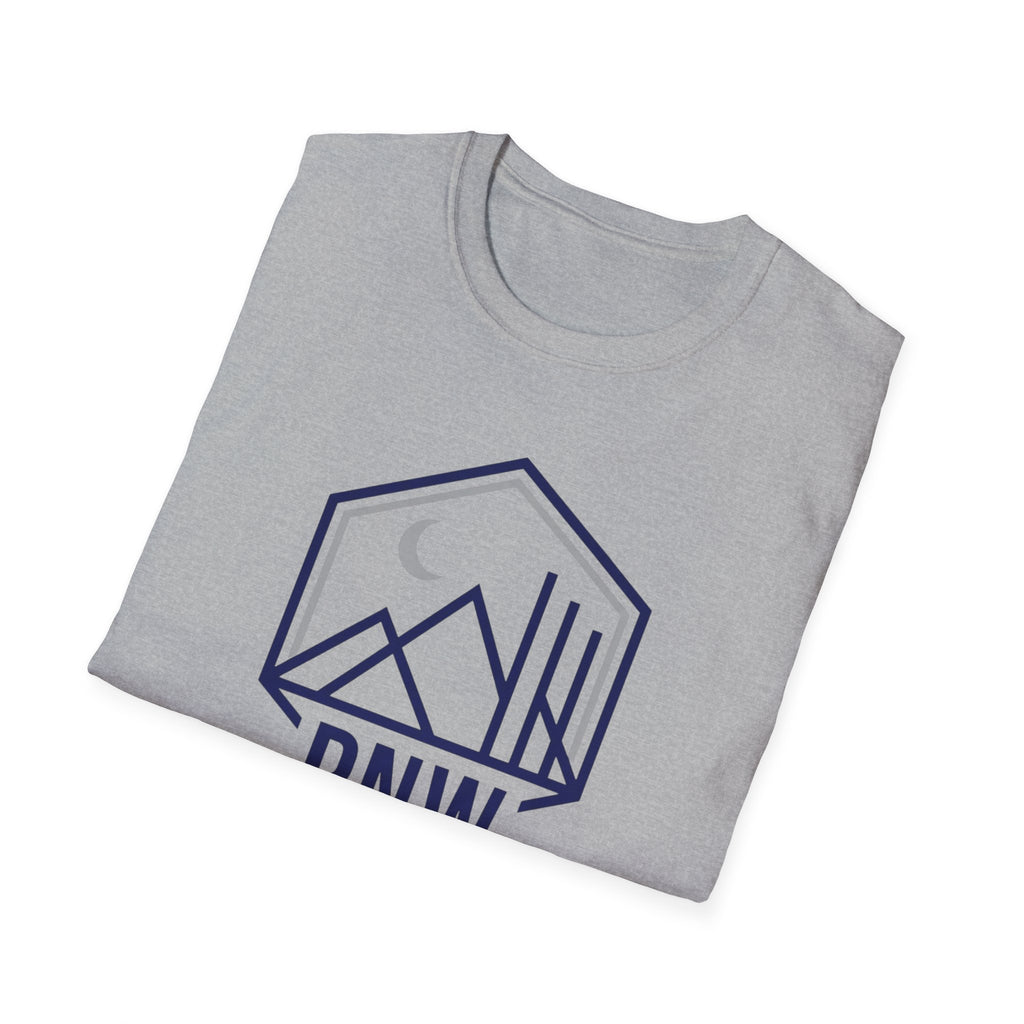 PNW Mountains Tee | Pacific Northwest camping badge