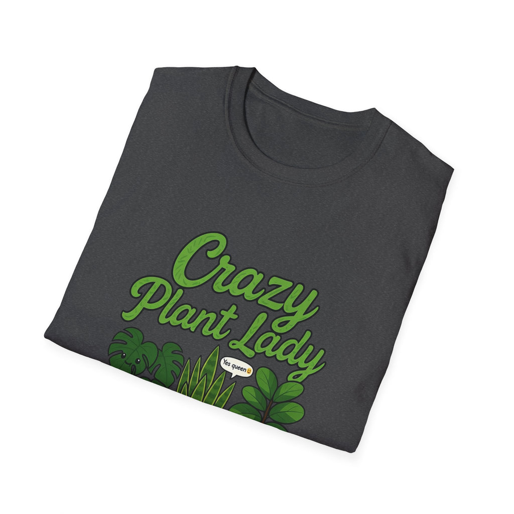 Crazy Plant Lady T-Shirt | Potted Houseplants Graphic Tee