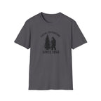 Social Distancing Since 1958 T-Shirt | Bigfoot Sasquatch Graphic