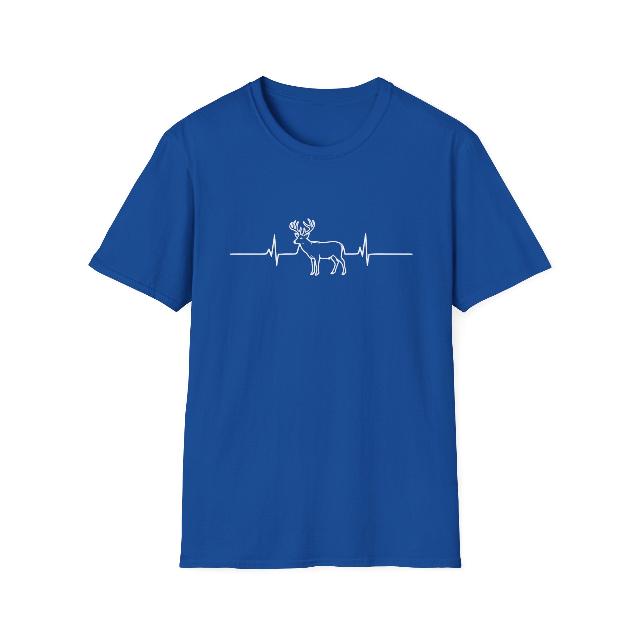 Buck Heartbeat Line T-Shirt | Deer EKG Graphic Tee