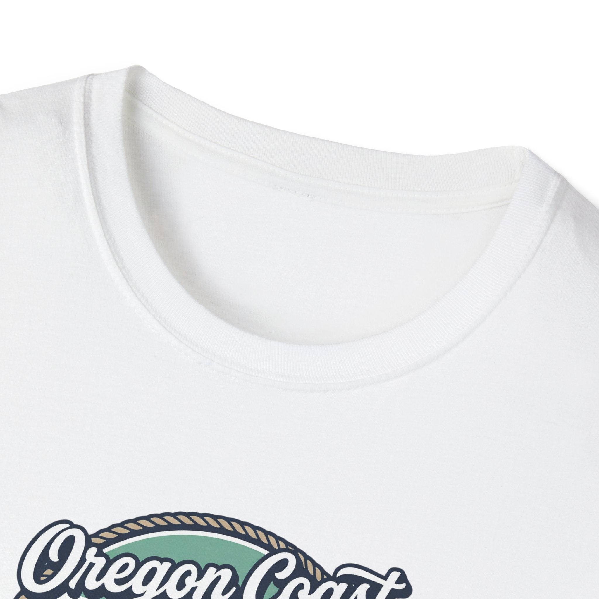 Oregon Coast Lighthouse Waves T-Shirt | Coastal Sunset Badge