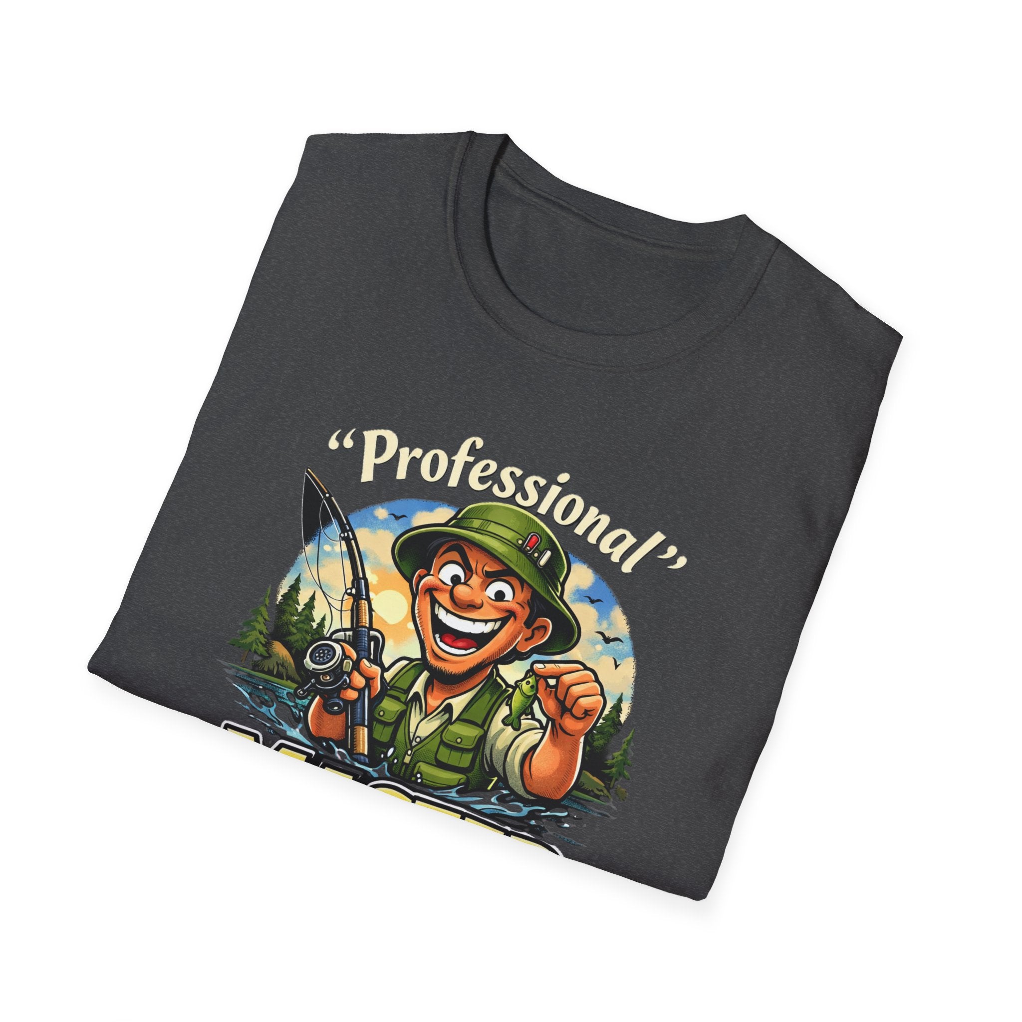 Master Baiter Fisherman T-Shirt | Fishing Graphic Tee, Outdoor Angler Design