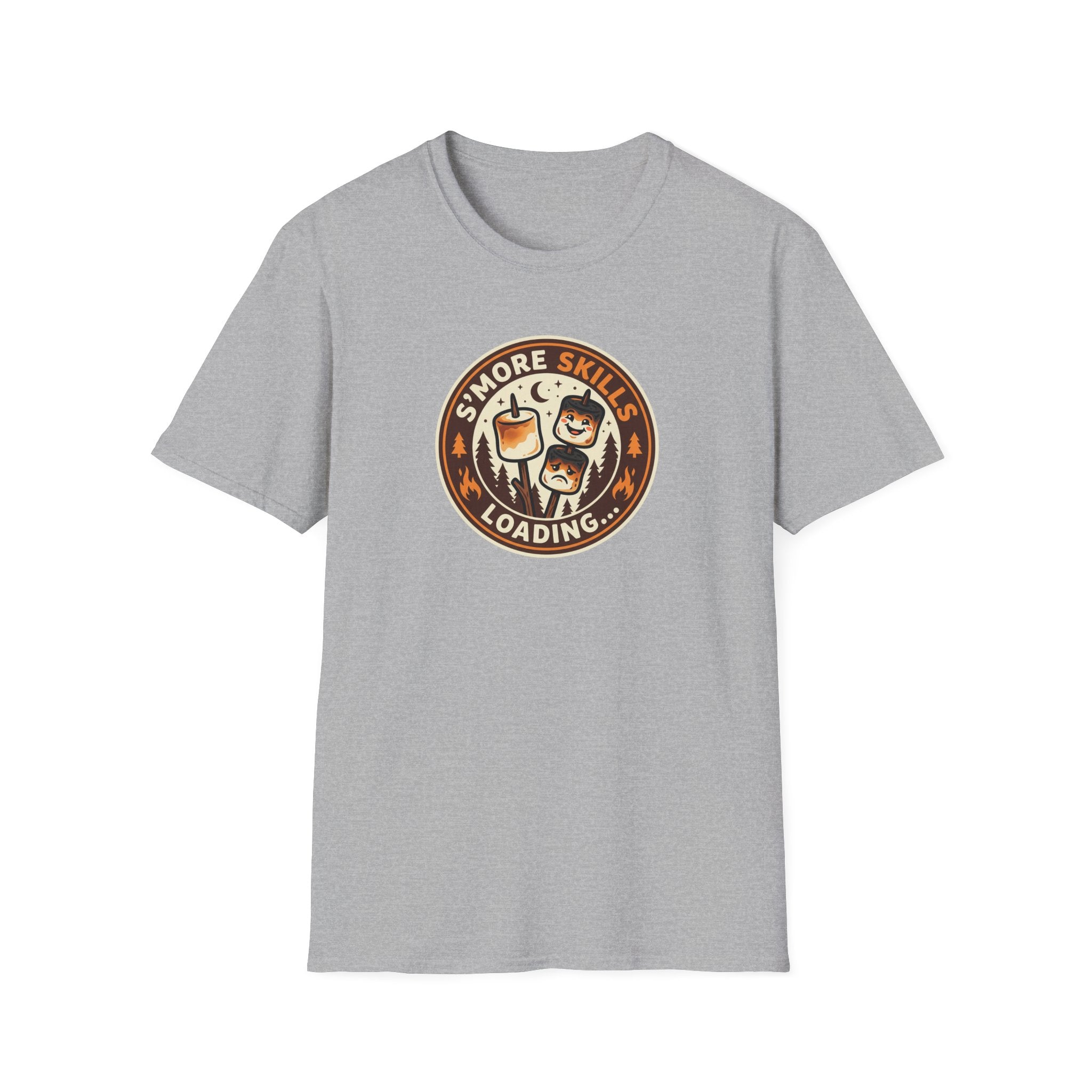 S'more Skills Loading T-Shirt | Camping Marshmallow Graphic Tee