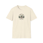 Camp Club We Tried T-Shirt | Camping Badge, Mountains & Pine Trees