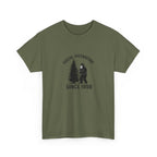 Bigfoot Social Distancing Since 1958 Tee | Sasquatch Forest Graphic Shirt